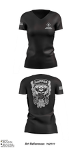 2nd PLT Chainsmokers 3207502 Women's Short Sleeve V-neck Shirt - 3