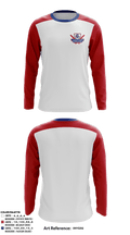 Land Park Pacific Little League 64936932 Long Sleeve Performance Shirt - 1