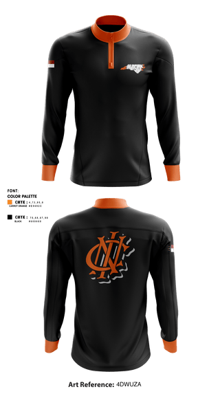 Quarter Zip Jacket, NC INVASION, Men's Basketball, Teamtime, Team time, sublimation, custom sports apparel, team uniforms, spirit wear, spiritwear, sports uniforms, custom shirts, team store, custom team store, fundraiser sports, apparel fundraiser