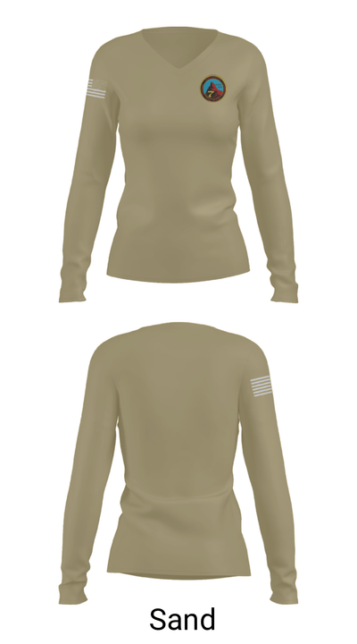 Atlanta fire station 7 “ THE ROCK” 42892340 Women's Long Sleeve V-neck Shirt - 42
