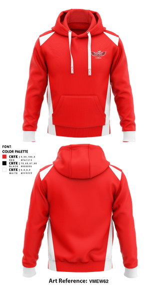 Hoodie, Renton Redhawks, Tennis, Teamtime, Team time, sublimation, custom sports apparel, team uniforms, spirit wear, spiritwear, sports uniforms, custom shirts, team store, custom team store, fundraiser sports, apparel fundraiser