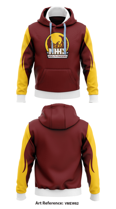 New Hampstead High School Cheer 16755023 Hoodie - 1