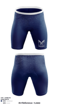 James Madison High School Wrestling 83670337 Men's Compression Shorts - 1