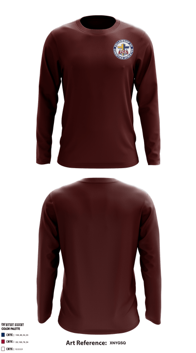 Fellowship of Christian Athletes 77170783 Long Sleeve Performance Shirt - 5