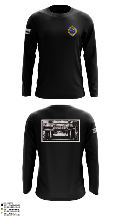 Pittsburgh Police Zone 5 25572947 Long Sleeve Performance Shirt - 7