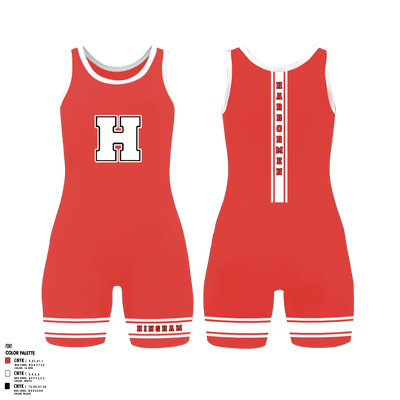 Hingham Wrestling 30901642 Women's Wrestling Singlet - 3