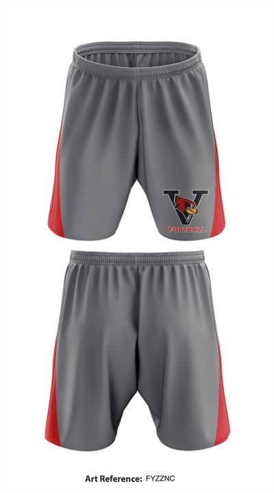 Verdigris Youth Football and Cheer 25693594 Athletic Shorts With Pockets - 2