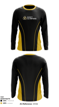 Bassett High School Cheer 22060003 Long Sleeve Performance Shirt - 1