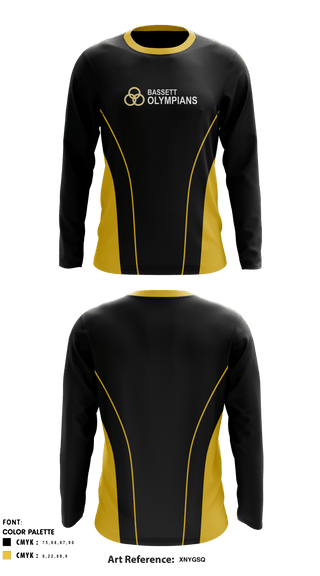 Long Sleeve Performance Shirt, Bassett High School Cheer, School Spirit Store, Teamtime, Team time, sublimation, custom sports apparel, team uniforms, spirit wear, spiritwear, sports uniforms, custom shirts, team store, custom team store, fundraiser sports, apparel fundraiser