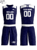Millard Senior High School Basketball 38918404 Basketball Uniform - 1