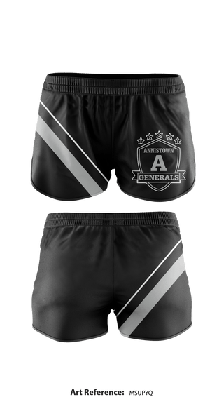 Women's Shorts, Annistown Elementary, School Spirit Store, Teamtime, Team time, sublimation, custom sports apparel, team uniforms, spirit wear, spiritwear, sports uniforms, custom shirts, team store, custom team store, fundraiser sports, apparel fundraiser