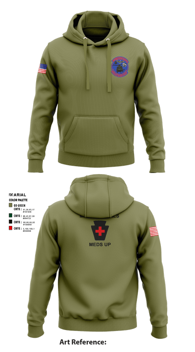 1-150TH AHB MED 80933966 Hoodie - 3
