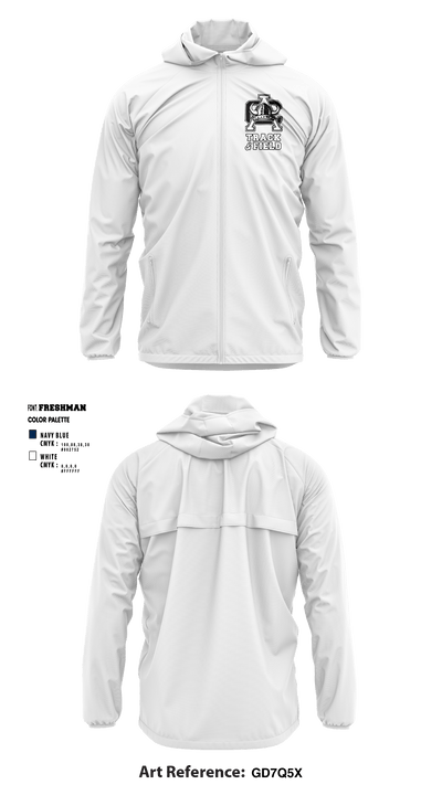 Atlantic City Track & Field 37001507 Windbreaker - 3
