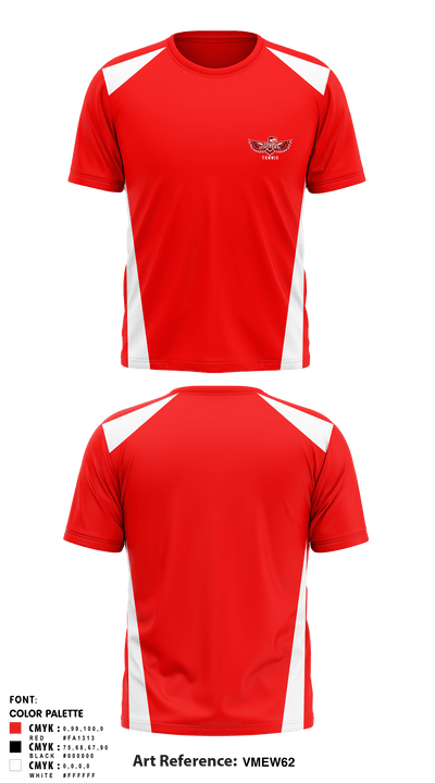 Renton Redhawks 34124165 Short Sleeve Performance Shirt - 2