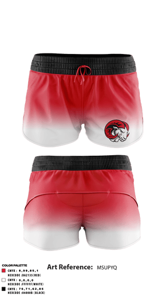 Track Shorts, Winston-Salem State University Tennis, Tennis, Teamtime, Team time, sublimation, custom sports apparel, team uniforms, spirit wear, spiritwear, sports uniforms, custom shirts, team store, custom team store, fundraiser sports, apparel fundraiser