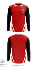 Swartz Creek High School Bowling 42788784 Long Sleeve Performance Shirt - 1