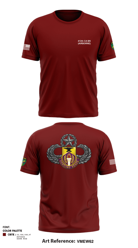 Short Sleeve Performance Shirt, 412TH CA BN, , Teamtime, Team time, sublimation, custom sports apparel, team uniforms, spirit wear, spiritwear, sports uniforms, custom shirts, team store, custom team store, fundraiser sports, apparel fundraiser