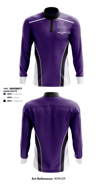 South Eugene Golf 60040289 Quarter Zip Jacket - 1