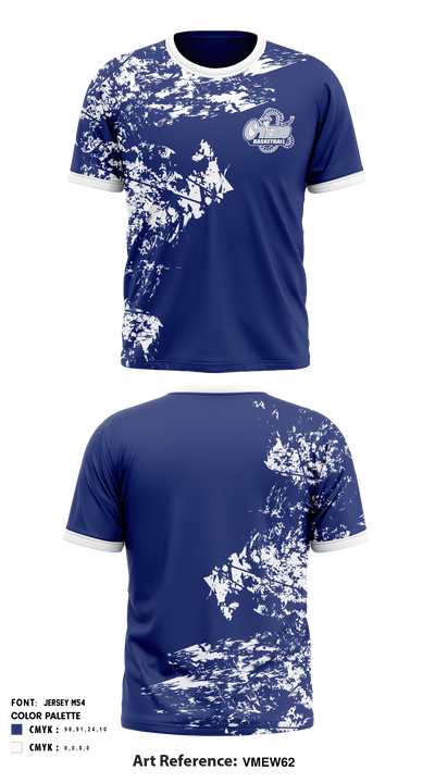 Otero Junior College basketball 64035348 Short Sleeve Shooting Shirt - 1