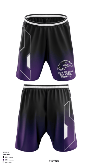 Athletic Shorts With Pockets, Vista Del Lago High School Football, Football, Teamtime, Team time, sublimation, custom sports apparel, team uniforms, spirit wear, spiritwear, sports uniforms, custom shirts, team store, custom team store, fundraiser sports, apparel fundraiser