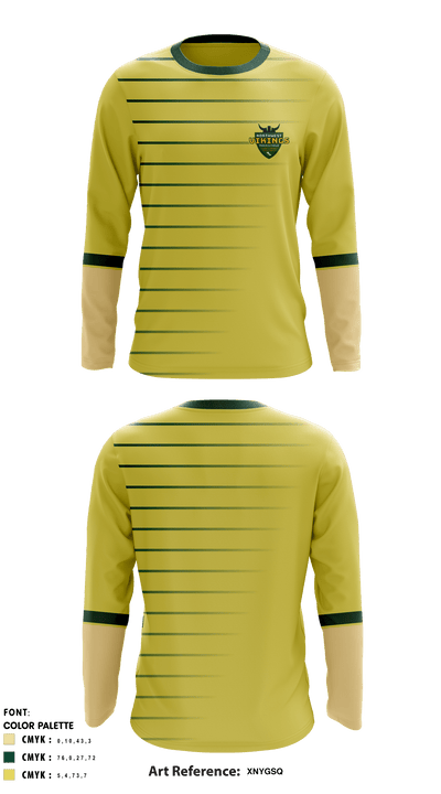 Northwest High School Track 72155128 Long Sleeve Performance Shirt - 2