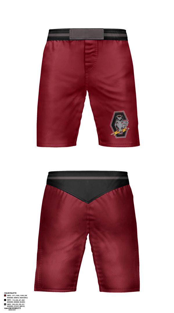 Fight Shorts, Chancellor Chargers, Wrestling, Teamtime, Team time, sublimation, custom sports apparel, team uniforms, spirit wear, spiritwear, sports uniforms, custom shirts, team store, custom team store, fundraiser sports, apparel fundraiser