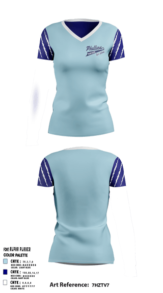 Women's Short Sleeve Vneck Shirt, Glen Ellyn Girls Softball, Spirit Store, Teamtime, Team time, sublimation, custom sports apparel, team uniforms, spirit wear, spiritwear, sports uniforms, custom shirts, team store, custom team store, fundraiser sports, apparel fundraiser