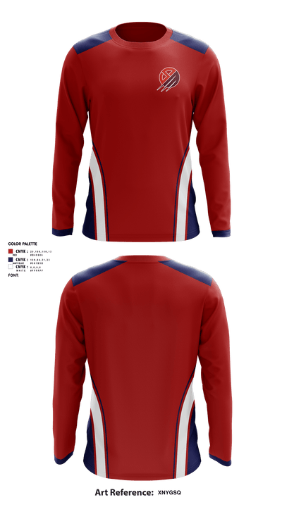 South Dakaota Amature Baseball 73172844 Long Sleeve Performance Shirt - 1