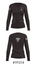 566 MCAS 76433132 Women's Long Sleeve V-neck Shirt - 37