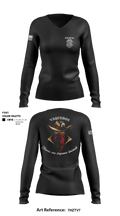 539th MP DET 80028387 Women's Long Sleeve V-neck Shirt - 1