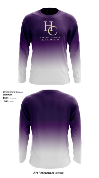 Long Sleeve Performance Shirt, Harding County High School Cross Country, Cross Country, Teamtime, Team time, sublimation, custom sports apparel, team uniforms, spirit wear, spiritwear, sports uniforms, custom shirts, team store, custom team store, fundraiser sports, apparel fundraiser