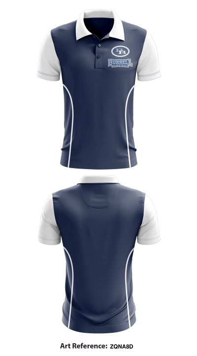 Burrell Senior Basketball 57461600 Short Sleeve Performance Polo - 2