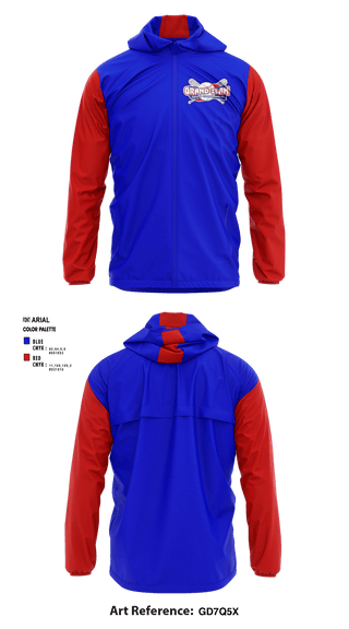 Windbreaker, Grand Slam Tournaments, Spirit Store, Teamtime, Team time, sublimation, custom sports apparel, team uniforms, spirit wear, spiritwear, sports uniforms, custom shirts, team store, custom team store, fundraiser sports, apparel fundraiser