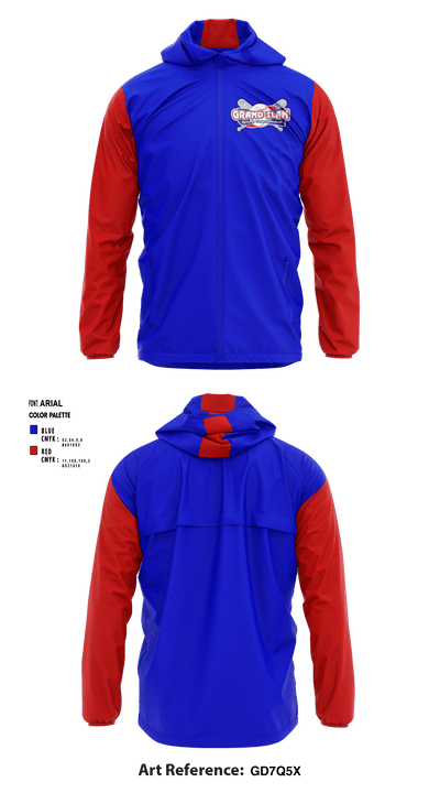 Grand Slam Tournaments 77247014 Windbreaker - 1