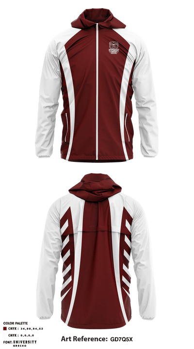 Cypress Creek High School Soccer 37877406 Windbreaker - 1