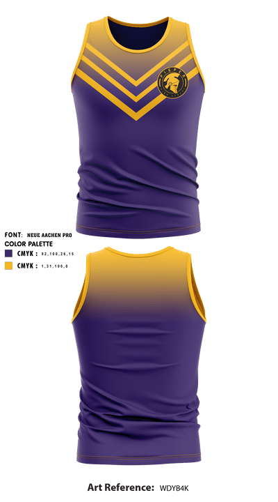 Pieper High School Cross Country 70107216 Tank Top - 3