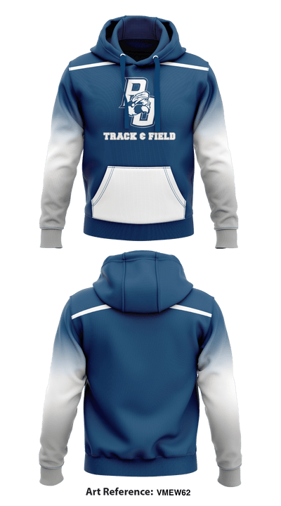 Philipsburg-Osceola Track & Field 92231336 Hoodie - 1