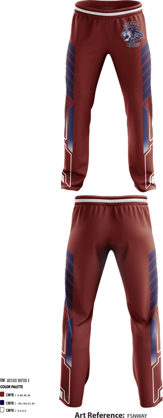 Sweatpants, Luella Middle School Football, Football, Teamtime, Team time, sublimation, custom sports apparel, team uniforms, spirit wear, spiritwear, sports uniforms, custom shirts, team store, custom team store, fundraiser sports, apparel fundraiser