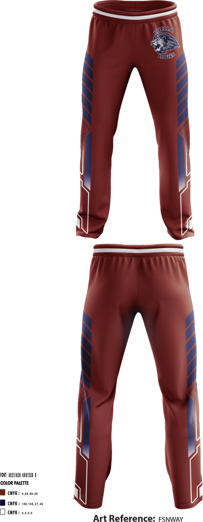 Luella Middle School Football 46435143 Sweatpants - 1