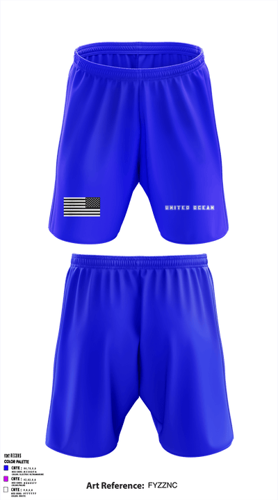 United ocean 61788122 Athletic Shorts With Pockets - 1