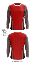 Combs High School Badminton 72881813 Long Sleeve Performance Shirt - 1