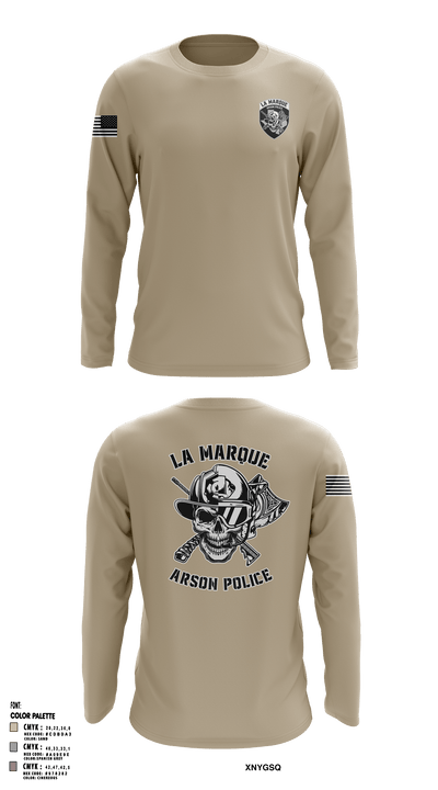 La Marque Arson Police 11995142 Long Sleeve Performance Shirt - 5