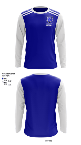 Long Sleeve Performance Shirt, Kearney Baseball, Baseball, Teamtime, Team time, sublimation, custom sports apparel, team uniforms, spirit wear, spiritwear, sports uniforms, custom shirts, team store, custom team store, fundraiser sports, apparel fundraiser