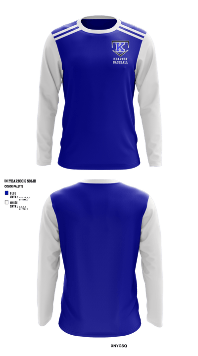 Kearney Baseball 96260760 Long Sleeve Performance Shirt - 1