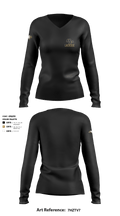 Oak Park High School Lacrosse 65848983 Women's Long Sleeve V-neck Shirt - 2
