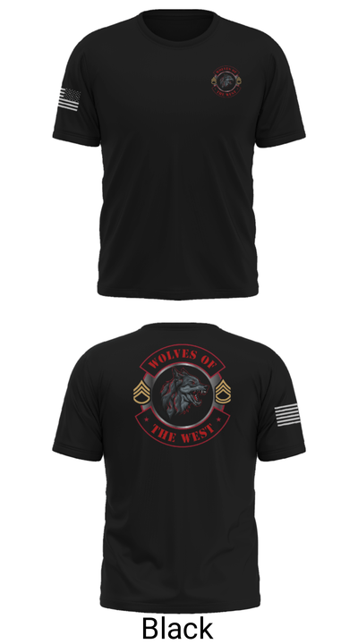 Wolves of the west 83450229 Short Sleeve Performance Shirt - 33