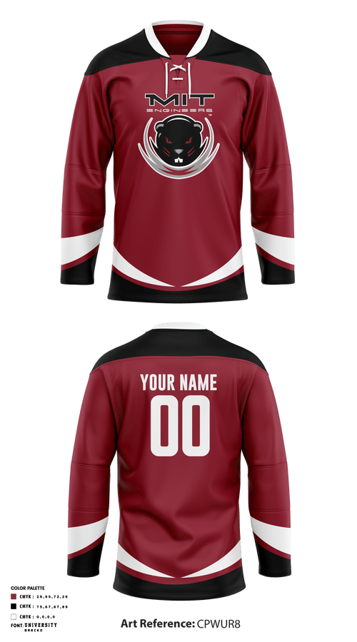 Hockey Jersey, MIT Hockey, Hockey, Teamtime, Team time, sublimation, custom sports apparel, team uniforms, spirit wear, spiritwear, sports uniforms, custom shirts, team store, custom team store, fundraiser sports, apparel fundraiser