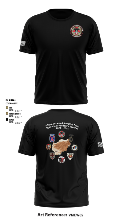 402nd Forward Surgical Team 1621441 Short Sleeve Performance Shirt - 6