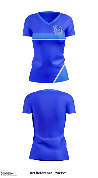Women's Short Sleeve Vneck Shirt, Johnson High School, , Teamtime, Team time, sublimation, custom sports apparel, team uniforms, spirit wear, spiritwear, sports uniforms, custom shirts, team store, custom team store, fundraiser sports, apparel fundraiser