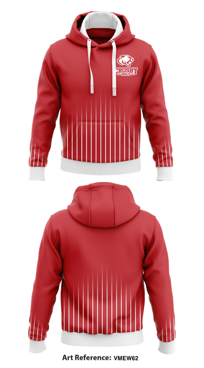 Crosby High School Golf 90090321 Hoodie - 1